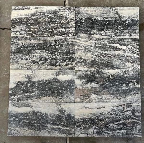 Silver Travertine (Vein Cut)