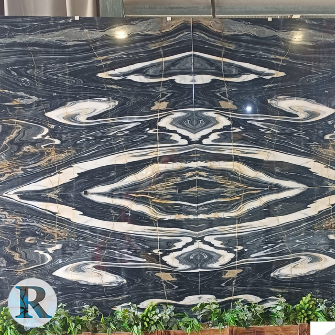 Black Fusion Marble – Bookmatched Edition